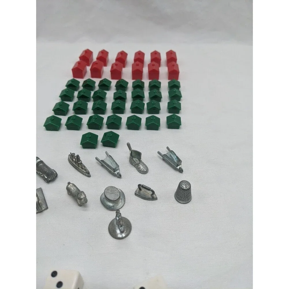 Lot Of (55) Monopoly Championship Hotels Houses Player Pieces